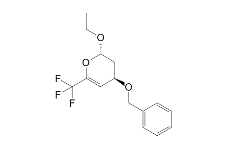 (trans)-4-Benzyloxy-2-ethoxy-6-(trifluoromethyl)-3,4-dihydro-2H-pyran