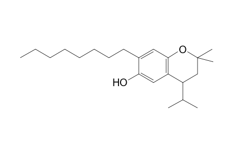 2H-1-benzopyran-6-ol, 3,4-dihydro-2,2-dimethyl-4-(1-methylethyl)-7-octyl-