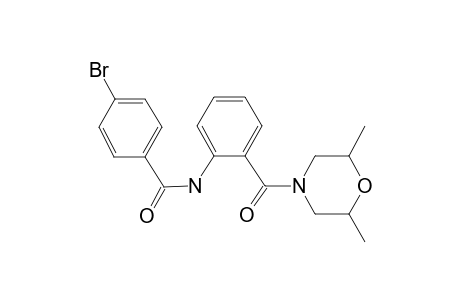 4-Bromo-N-[2-(2,6-dimethyl-morpholine-4-carbonyl)-phenyl]-benzamide