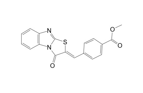 methyl 4-[(Z)-(3-oxo[1,3]thiazolo[3,2-a]benzimidazol-2(3H)-ylidene)methyl]benzoate