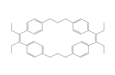 10,11,27,28-Tetraethyl[3.2.3.2]paracyclophane-10,27-diene
