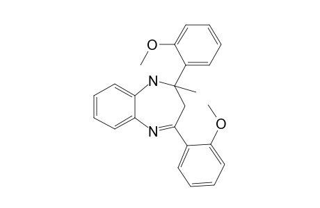 2,4-bis(2-Methoxyphenyl)-2-methyl-2,3-dihydro-1H-benzo[B][1,4]diazepine