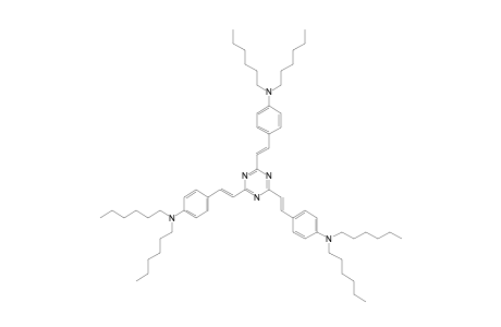 2,4,6-TRIS-[(E)-2-[4-(DIHEXYLAMINO)-PHENYL]-VINYL]-1,3,5-TRIAZINE