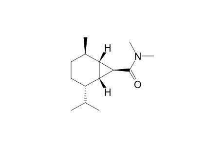 (1R,2S,5R,6S,7R)-2-isopropyl-5-methyl-bicyclo[4.1.0]heptane-7-carboxylic acid dimethylamide