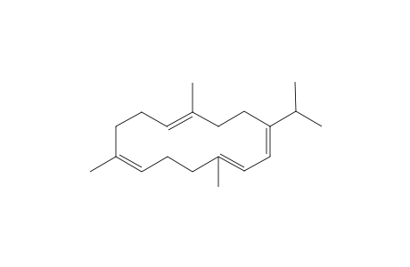 1,3,7,11-Cyclotetradecatetraene, 1,7,11-trimethyl-4-(1-methylethyl)-, (all-E)-