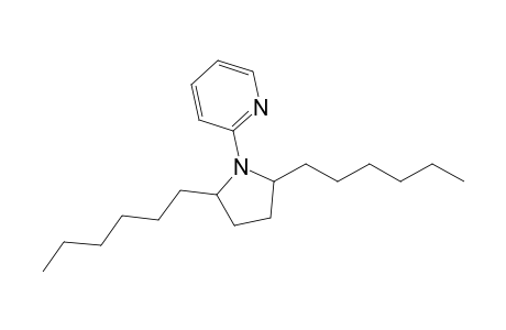 2,5-DIHEXYL-1-(2-PYRIDINYL)-PYRROLIDINE;MAJOR-ISOMER