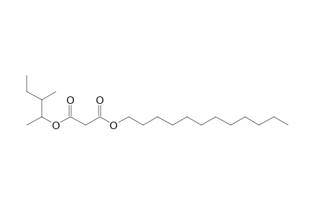 Malonic acid, dodecyl 3-methylpent-2-yl ester