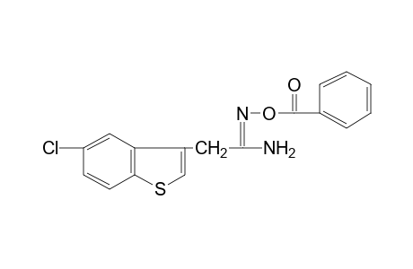 O-benzoyl-5-chlorobenzo[b]thiophene-3-acetamidoxime