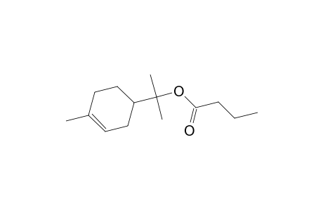 Butanoic acid, 1-methyl-1-(4-methyl-3-cyclohexen-1-yl)ethyl ester