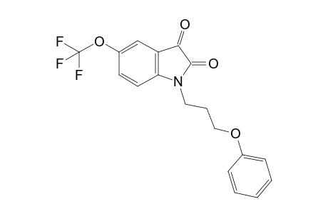 1-(3-Phenoxypropyl)-5-(trifluoromethoxy)indoline-2,3-dione