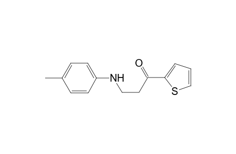 1-Propanone, 3-[(4-methylphenyl)amino]-1-(2-thienyl)-