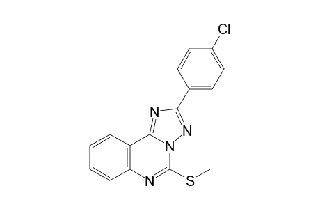 2-(4-Chlorophenyl)-5-(methylsulfanyl)[1,2,4]triazolo[1,5-c]quinazoline