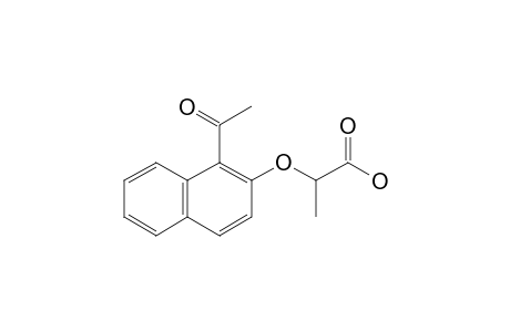 2-[(1-acetyl-2-naphthyl)oxy]propionic acid