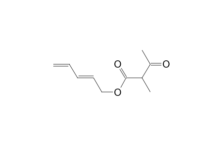 Butanoic acid, 2-methyl-3-oxo-, 2,4-pentadienyl ester
