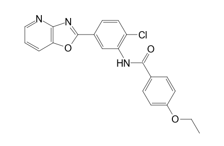 N-(2-chloro-5-[1,3]oxazolo[4,5-b]pyridin-2-ylphenyl)-4-ethoxybenzamide