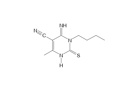 1-butyl-6-imino-4-methyl-1,2,3,6-tetrahydro-2-thioxo-5-pyrimidinecarbonitrile