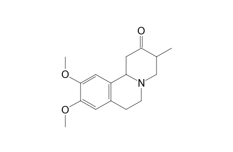 9,10-Dimethoxy-1,3,4,6,7,11b-hexahydro-3-methyl-2H-benzo[a]quinolizin-2-1