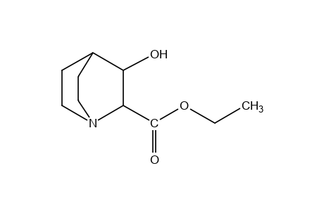 3-HYDROXY-2-QUINUCLIDINECARBOXYLIC ACID, ETHYL ESTER