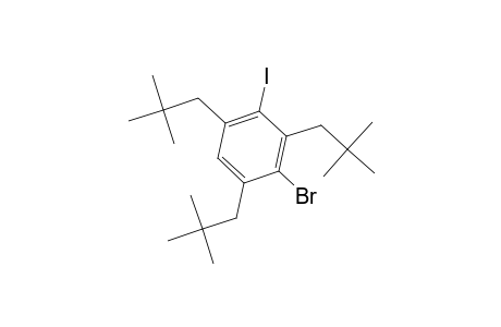 2-Bromo-4-iodo-1,3,5-trineopentyl-benzene