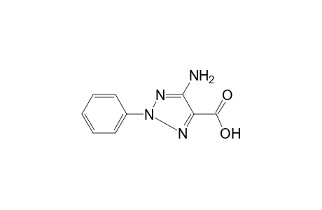 2H-1,2,3-triazole-4-carboxylic acid, 5-amino-2-phenyl-