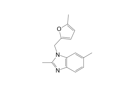 6-Methyl-2-methyl-1-[(5-methylfuran-2-yl)methyl]benzimidazole