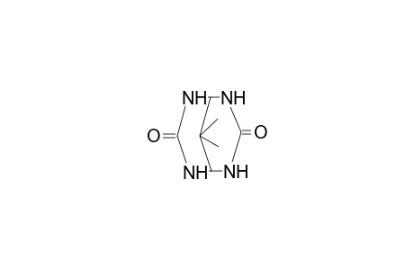 2,4,6,8,-tetraaza-9,9-dimethylbicyclo[3.3.1]nonan-3,7-dione