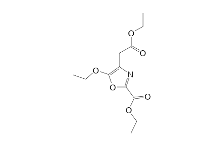 5-ethoxy-2-(ethoxycarbonyl)-4-oxazoleacetic acid, ethyl ester