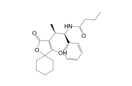 N-[(1R,2R)-2-(4-hydroxy-2-oxo-1-oxaspiro[4.5]dec-3-en-3-yl)-1-phenyl-propyl]butanamide