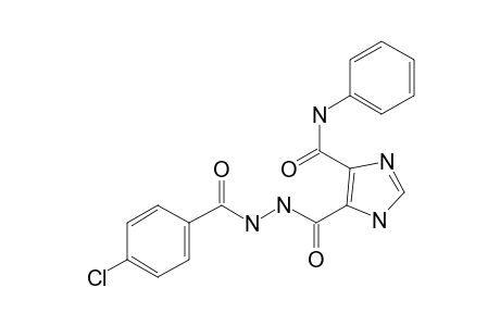 Hydrazine, 1-(4-chlorobenzoyl)-2-(4-phenylaminocarbonyl-5-imidazolylcarbonyl)-