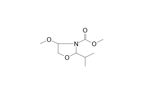 Methyl 2-isopropyl-4-methoxy-1,3-oxazolidine-3-carboxylate