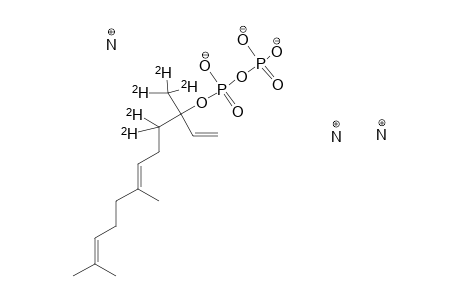 (3RS)-(4,4,13,13,13-(2)H5)-(E)-3,7,11-TRIMETHYL-1,6,10-DODECATRIEN-3-YL-TRIAMMONIUM-DIPHOSPHATE;(3RS)-(4,4,13,13,13-(2)H5)-NEROLIDYL-DIPHOSPHATE