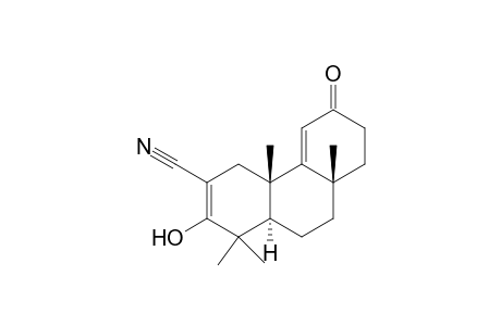 (4aS,8aS,10aR)-2-hydroxy-1,1,4a,8a-tetramethyl-6-oxo-4,7,8,9,10,10a-hexahydrophenanthrene-3-carbonitrile