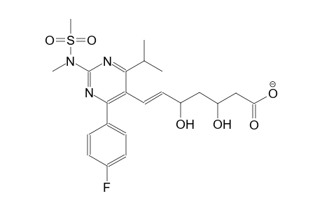 (3R,5S,E)-7-(4-(4-fluorophenyl)-6-isopropyl-2-(N-methylmethylsulfonamido)pyrimidin-5-yl)-3,5-dihydroxyhept-6-enoate