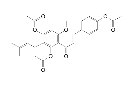 Xanthohumol, triacetate