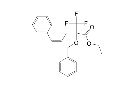 Ethyl-2-benzyloxy-5-phenyl-2-trifluoromethyl-4-pentenoate