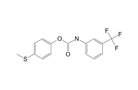 (3-Trifluoromethylphenyl)carbamic acid, 4-methylsulfanylphenyl ester