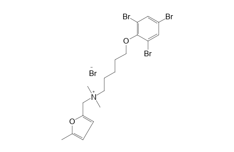 dimethyl(5-methylfurfuryl)[5-(2,4,6-tribromophenoxy)pentyl]ammonium bromide