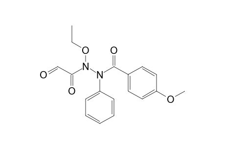 N-(p-Methoxybenzoyl)-N'-ethoxyoxalyl phenylhydrazine