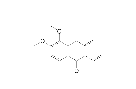 1-(2-Allyl-3-ethoxy-4-methoxyphenyl)-3-buten-1-ol