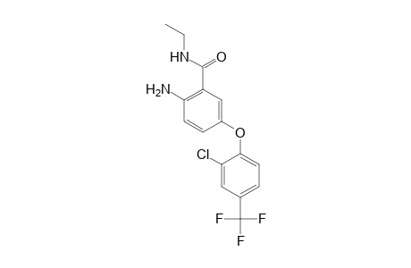 Benzamide, 2-amino-5-[2-chloro-4-(trifluoromethyl)phenoxy]-N-ethyl-