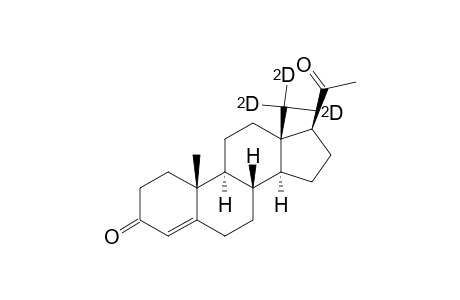 Pregn-4-ene-3,20-dione-18,18,18-D3