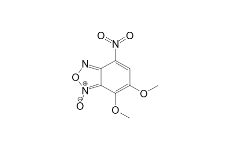 4,5-Dimethoxy-7-nitro-3-oxidanidyl-2,1,3-benzoxadiazol-3-ium