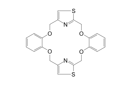 bis(5,16-Thiazolyl-1,2,10,11-benzene)-coronand (18-C-6)