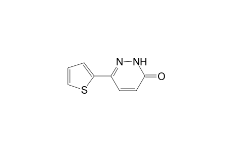 3(2H)-Pyridazinone, 6-(2-thienyl)-