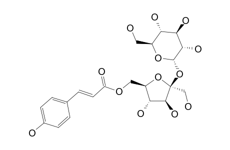 [6-O-(E)-PARA-COUMAROYL]-BETA-D-FRUCTOFURANOSYL-(2->1)-ALPHA-D-GLUCOPYRANOSIDE