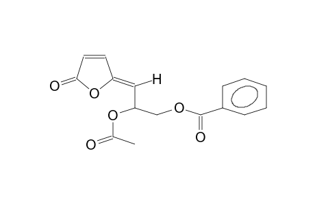 (4Z)-6-ACETOXY-7-BENZOYLOXY-2,4-HEPTADIEN-4-OLIDE