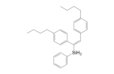 (E)-(1,2-Bis(4-butylphenyl)vinyl)(phenyl)silane