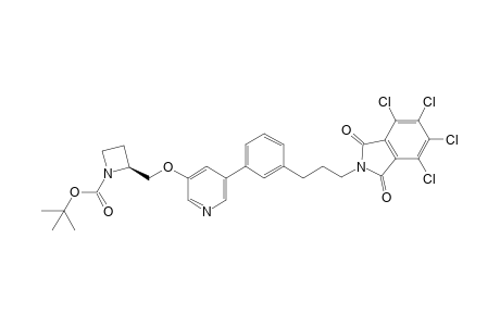 N-[3-[3-[5-[[1-(tert-Butoxycarbonyl)-2(S)-azetidinyl]methoxy]-3-pyridyl]phenyl]propyl]-3,4,5,6-tetrachlorophthalimide