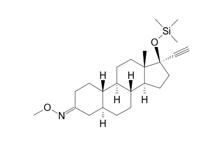 17.ALPHA.-ETHYNYL-17.BETA.-[(TRIMETHYLSILYL)OXY]-5.ALPHA.-ESTRAN-3-ONE(3-O-METHYLOXIME)