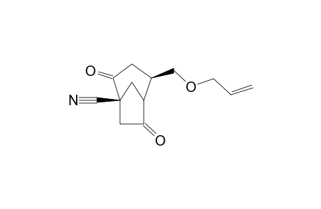 (1R(*),4R(*))-4-Allyloxymethyl-2,6-dioxobicyclo[3.2.1]octane-1-carbonitrile